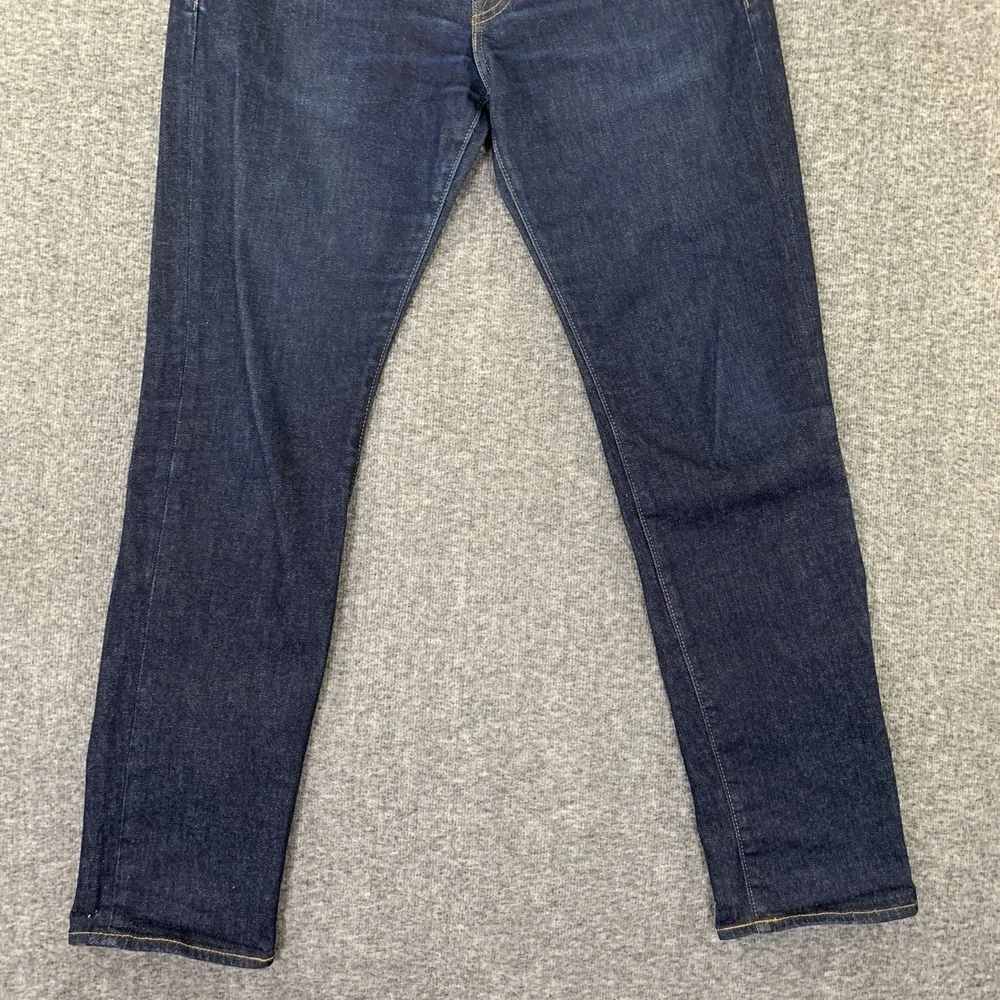 J Crew Japanese Denim Jeans Men 32x29 484 Slim Jurabo Dark Blue